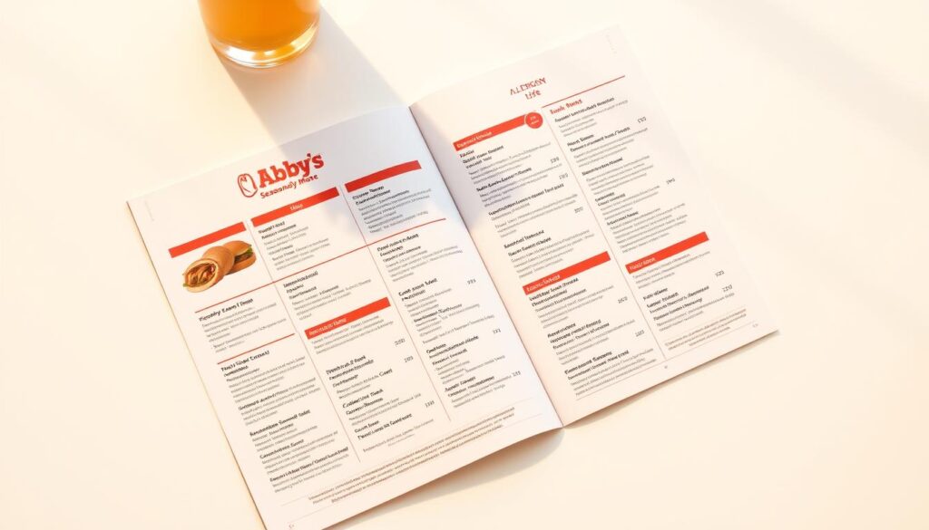 Arby's Seasonal Menu Allergen Guide