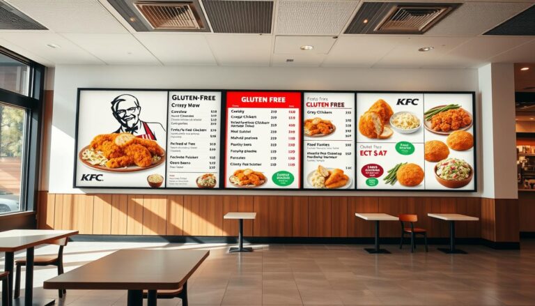KFC Gluten Free Menu