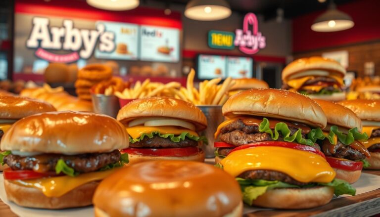 arby's burger menu