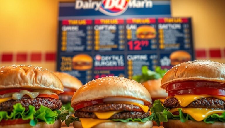 dairy queen burgers menu