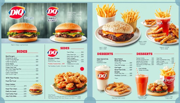 dairy queen grill & chill menu