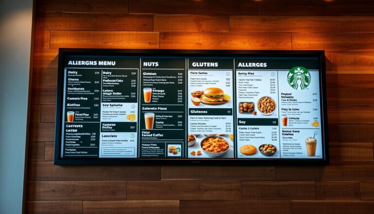 starbucks allergen menu