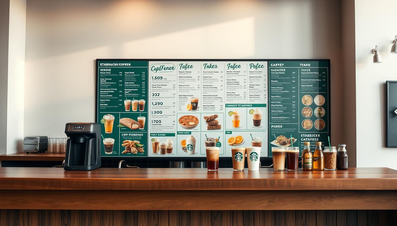starbucks coffee menu