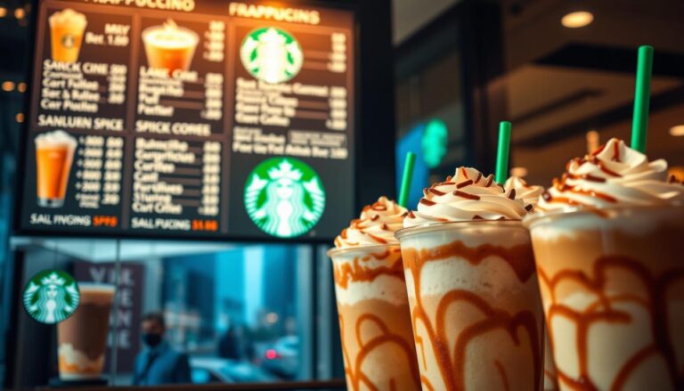 starbucks frappuccino menu